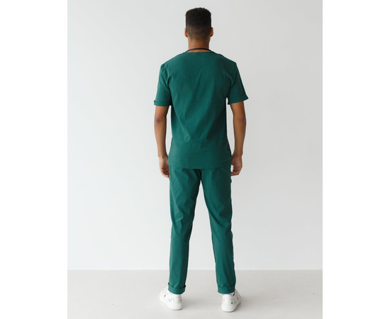 Изображение 2 Медицинский костюм мужской Марсель зеленый р. 54, "БЕЛЫЙ ХАЛАТ" 353-350-708, Размер: 54, Цвет: зеленый