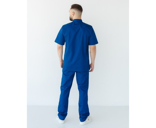 Зображення 2 Медичний костюм чоловічий Лондон синій-блакитний р. 46, "БІЛИЙ ХАЛАТ" 133-361-679, Розмір: 46, Цвет: синій-блакитний