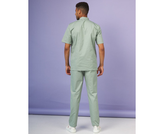 Зображення 2 Медичний костюм чоловічий Лондон оливково-сірий р. 50, "БІЛИЙ ХАЛАТ" 133-357-679, Розмір: 50, Цвет: оливково-сірий