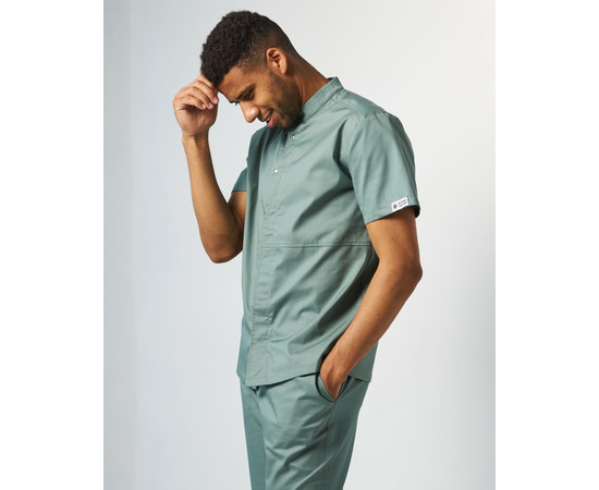 Зображення 3 Медичний костюм чоловічий Бостон оливковий р. 48, "БІЛИЙ ХАЛАТ" 129-327-679, Розмір: 48, Цвет: оливковий