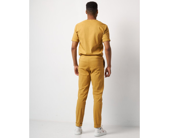 Изображение 3 Медицинский костюм мужской Марсель горчичный р. 50, "БЕЛЫЙ ХАЛАТ" 353-395-708, Размер: 50, Цвет: горчичный