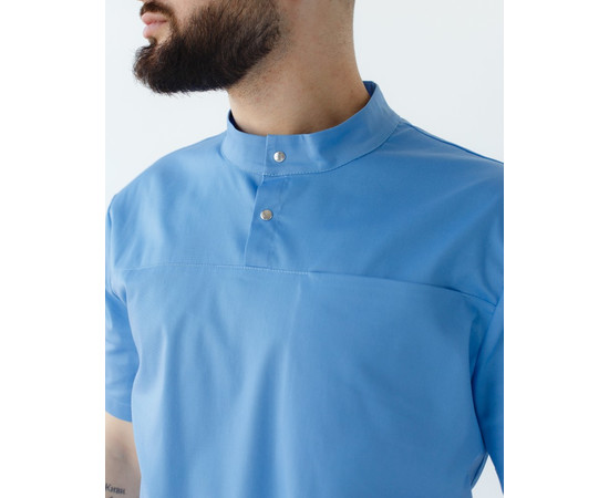 Зображення 4 Медичний костюм чоловічий Денвер блакитний р. 50, "БІЛИЙ ХАЛАТ" 404-333-679, Розмір: 50, Цвет: блакитний