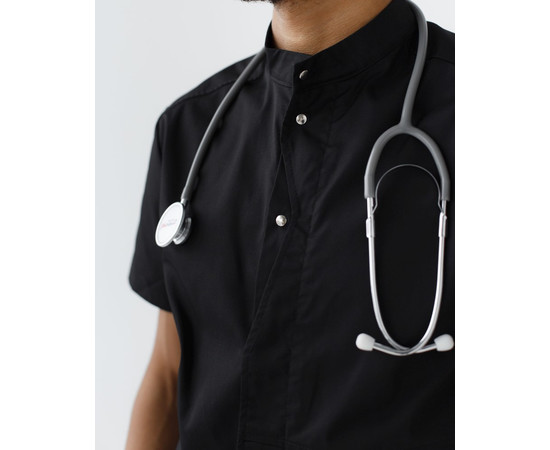 Зображення 4 Медичний костюм чоловічий Бостон чорний р. 48, "БІЛИЙ ХАЛАТ" 129-321-679, Розмір: 48, Цвет: чорний