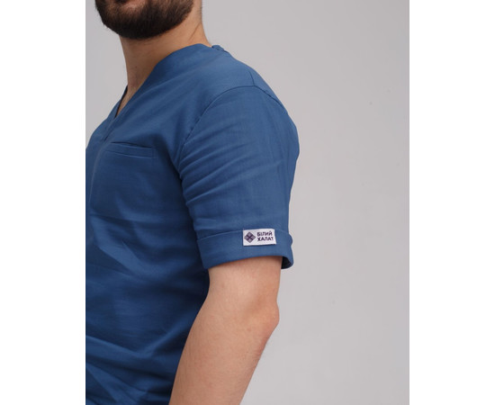 Зображення 4 Медичний костюм чоловічий Марсель синій р. 54, "БІЛИЙ ХАЛАТ" 353-322-708, Розмір: 54, Цвет: синий