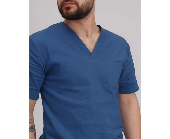 Зображення 5 Медичний костюм чоловічий Марсель синій р. 54, "БІЛИЙ ХАЛАТ" 353-322-708, Розмір: 54, Цвет: синий