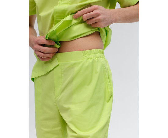 Зображення 6 Медичний костюм чоловічий Бостон лайм р. 56, "БІЛИЙ ХАЛАТ" 129-330-679, Розмір: 56, Цвет: лайм