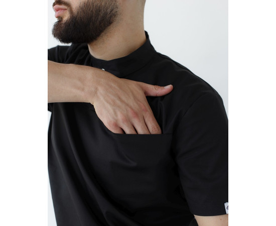 Зображення 6 Медичний костюм чоловічий Денвер чорний р. 48, "БІЛИЙ ХАЛАТ" 404-321-679, Розмір: 48, Цвет: чорний