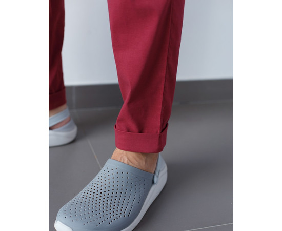 Зображення 7 Медичний костюм чоловічий Марсель марсала р. 56, "БІЛИЙ ХАЛАТ" 353-326-708, Розмір: 56, Цвет: марсала