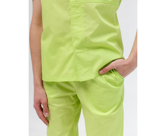 Зображення 7 Медичний костюм чоловічий Бостон лайм р. 54, "БІЛИЙ ХАЛАТ" 129-330-679, Розмір: 54, Цвет: лайм