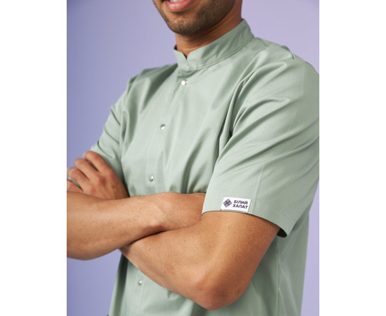 Зображення 8 Медичний костюм чоловічий Лондон оливково-сірий р. 50, "БІЛИЙ ХАЛАТ" 133-357-679, Розмір: 50, Цвет: оливково-сірий