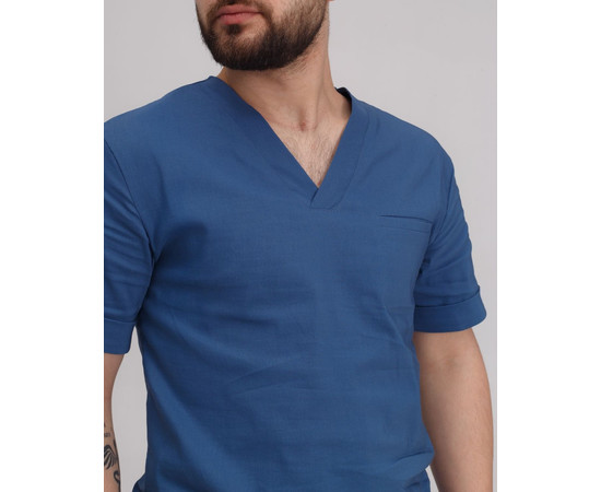 Зображення 15 Медичний костюм чоловічий Марсель синій р. 46, "БІЛИЙ ХАЛАТ" 353-322-708, Розмір: 46, Цвет: синий