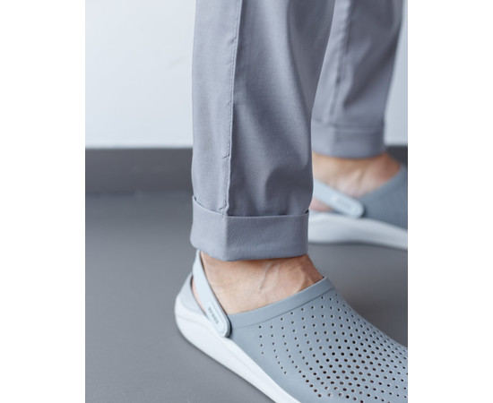 Изображение 7 Медицинский костюм мужской Марсель серый р. 52, "БЕЛЫЙ ХАЛАТ" 353-328-708, Размер: 52, Цвет: серый