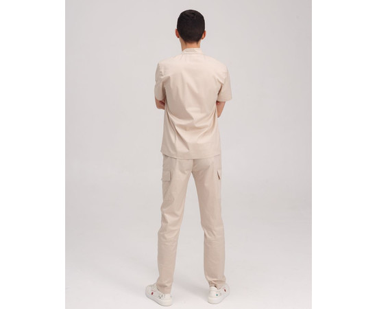 Зображення 2 Медичний костюм чоловічий Денвер кремовий р. 54, "БІЛИЙ ХАЛАТ" 404-460-679, Розмір: 54, Цвет: кремовий