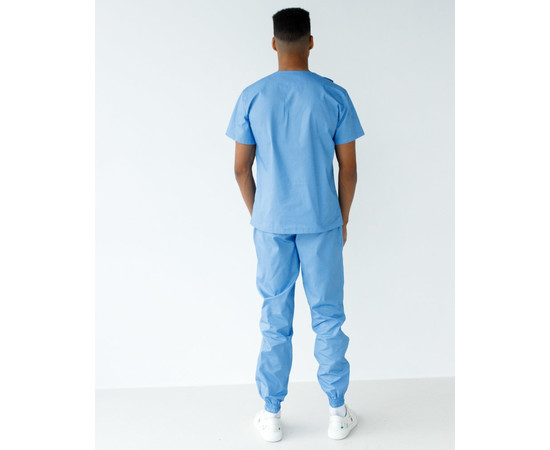 Зображення 2 Медичний костюм чоловічий Техас блакитний р. 46, "БІЛИЙ ХАЛАТ" 136-333-677, Розмір: 46, Цвет: блакитний