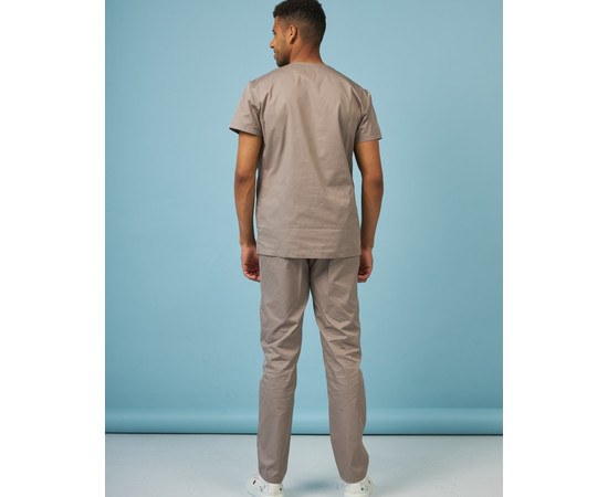 Зображення 2 Медичний костюм чоловічий Мілан мокко р. 54, "БІЛИЙ ХАЛАТ" 134-421-708, Розмір: 54, Цвет: моко