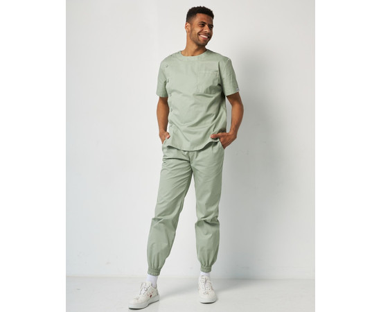 Зображення 2 Медичний костюм чоловічий Техас фісташковий р. 50, "БІЛИЙ ХАЛАТ" 136-396-677, Розмір: 50, Цвет: фісташковий