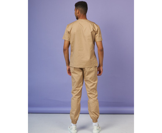 Зображення 2 Медичний костюм чоловічий Техас пісочний р. 48, "БІЛИЙ ХАЛАТ" 136-323-677, Розмір: 48, Цвет: пісочний