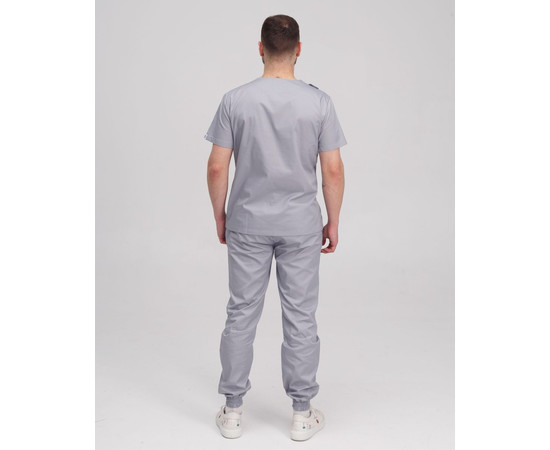 Зображення 2 Медичний костюм чоловічий Техас сірий р. 54, "БІЛИЙ ХАЛАТ" 136-328-677, Розмір: 54, Цвет: сірий
