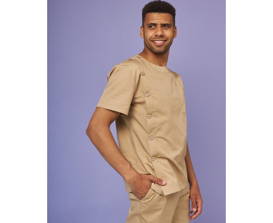 Изображение 3 Медицинский костюм мужской Техас песочный р. 56, "БЕЛЫЙ ХАЛАТ" 136-323-677, Размер: 56, Цвет: песочный