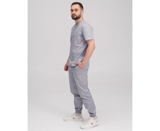 Изображение 3 Медицинский костюм мужской Техас серый р. 50, "БЕЛЫЙ ХАЛАТ" 136-328-677, Размер: 50, Цвет: серый