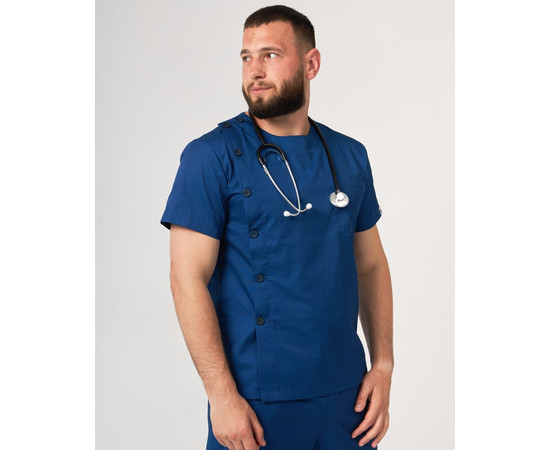 Зображення 3 Медичний костюм чоловічий Техас синій р. 46, "БІЛИЙ ХАЛАТ" 136-322-677, Розмір: 46, Цвет: синий