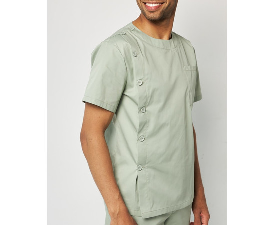 Зображення 4 Медичний костюм чоловічий Техас фісташковий р. 52, "БІЛИЙ ХАЛАТ" 136-396-677, Розмір: 52, Цвет: фісташковий