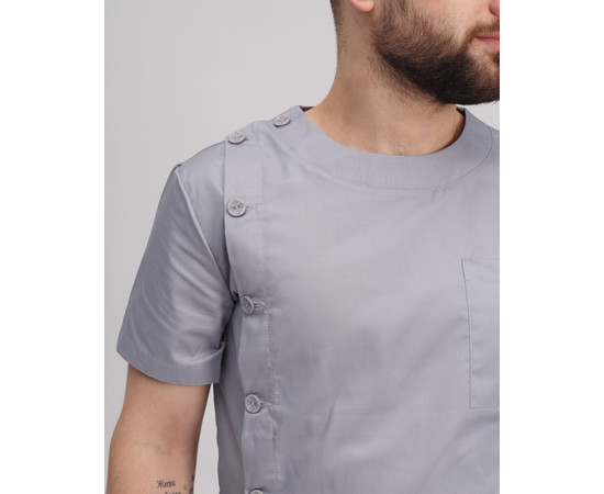 Изображение 5 Медицинский костюм мужской Техас серый р. 50, "БЕЛЫЙ ХАЛАТ" 136-328-677, Размер: 50, Цвет: серый