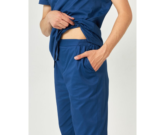 Зображення 5 Медичний костюм чоловічий Мілан сапфір р. 48, "БІЛИЙ ХАЛАТ" 134-360-708, Розмір: 48, Цвет: сапфір