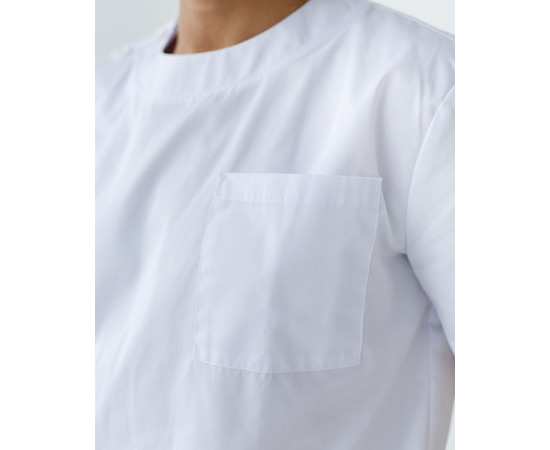 Зображення 6 Медичний костюм чоловічий Техас білий р. 56, "БІЛИЙ ХАЛАТ" 136-324-677, Розмір: 56, Цвет: білий