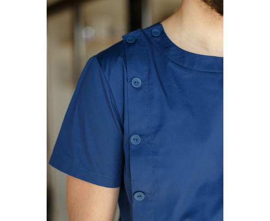 Зображення 7 Медичний костюм чоловічий Техас синій р. 56, "БІЛИЙ ХАЛАТ" 136-322-677, Розмір: 56, Цвет: синий