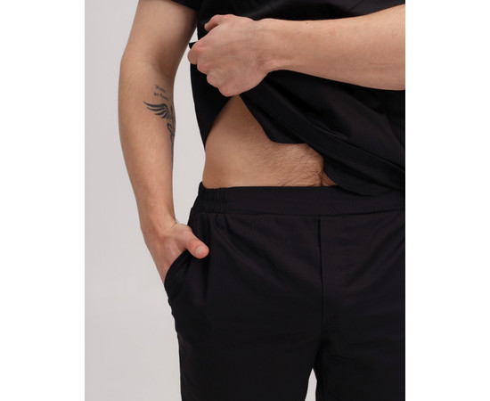 Зображення 8 Медичний костюм чоловічий Мілан чорний р. 48, "БІЛИЙ ХАЛАТ" 134-321-708, Розмір: 48, Цвет: чорний