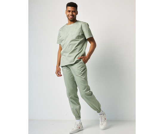 Зображення 9 Медичний костюм чоловічий Техас фісташковий р. 46, "БІЛИЙ ХАЛАТ" 136-396-677, Розмір: 46, Цвет: фісташковий