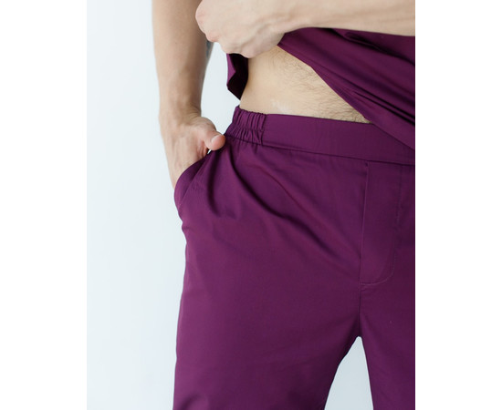 Зображення 8 Медичний костюм чоловічий Мілан фіолетовий р. 54, "БІЛИЙ ХАЛАТ" 134-335-708, Розмір: 54, Цвет: фиолетовый