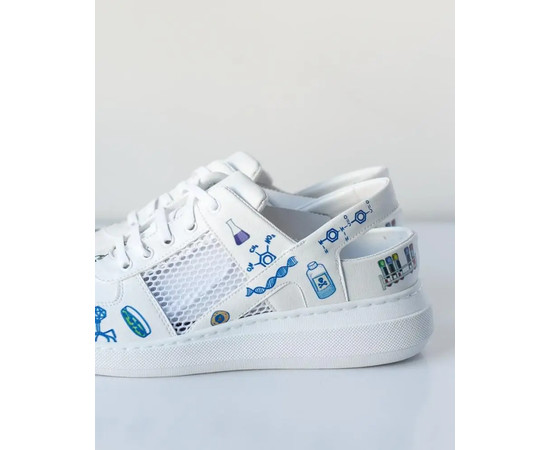 Зображення 2 Взуття медичне кросівки з відкритою п'ятою Laboratory PU підошва р. 36, "БІЛИЙ ХАЛАТ" 347-324-590, Розмір: 36, Цвет: laboratory