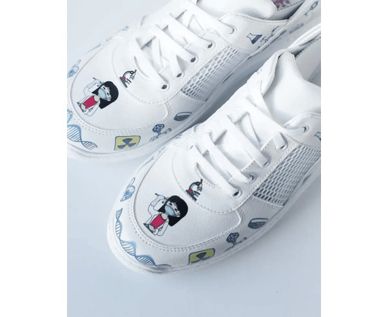 Зображення 3 Взуття медичне кросівки з відкритою п'ятою Laboratory PU підошва р. 36, "БІЛИЙ ХАЛАТ" 347-324-590, Розмір: 36, Цвет: laboratory