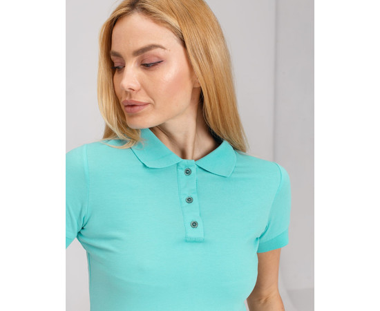 Зображення 3 Медичне поло жіноче світло-бірюзове р. XL, "БІЛИЙ ХАЛАТ" 147-426-677, Розмір: XL, Цвет: бірюзовий