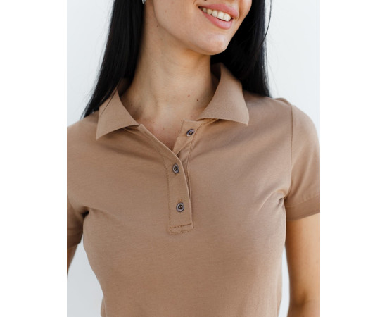 Зображення 3 Медичне поло жіноче темно-бежеве р. XL, "БІЛИЙ ХАЛАТ" 147-435-677, Розмір: XL, Цвет: темно-бежевий