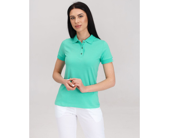 Изображение 4 Медицинское поло женское ментол р. XXL, "БЕЛЫЙ ХАЛАТ" 147-441-677, Размер: XXL, Цвет: ментол