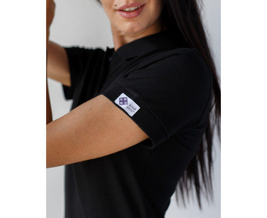 Зображення 4 Медичне поло жіноче чорне р. M, "БІЛИЙ ХАЛАТ" 147-321-677, Розмір: M, Цвет: чорний