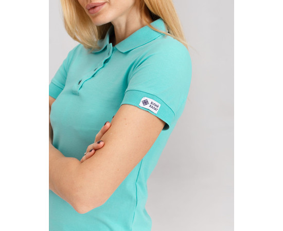 Зображення 4 Медичне поло жіноче світло-бірюзове р. XL, "БІЛИЙ ХАЛАТ" 147-426-677, Розмір: XL, Цвет: бірюзовий