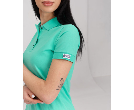 Изображение 7 Медицинское поло женское ментол р. M, "БЕЛЫЙ ХАЛАТ" 147-441-677, Размер: M, Цвет: ментол