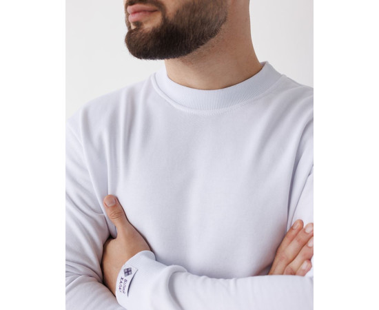 Зображення 5 Медичний світшот Монреаль чоловічий білий р. 2XL, "БІЛИЙ ХАЛАТ" 470-324-758, Розмір: 2XL, Цвет: білий