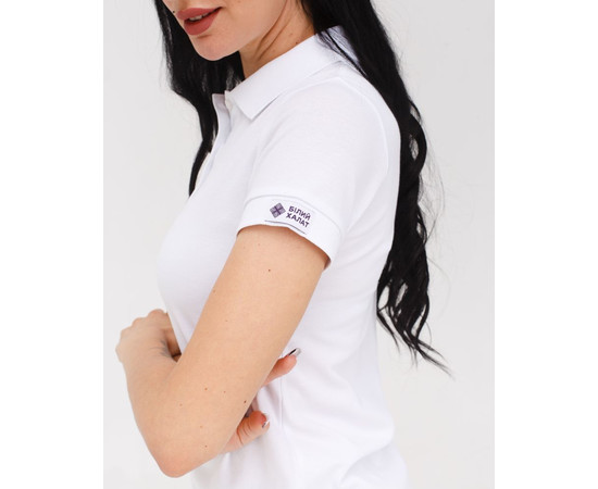 Изображение 4 Медицинское поло женское белое р. S, "БЕЛЫЙ ХАЛАТ" 147-324-677, Размер: S, Цвет: белый