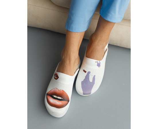 Зображення 2 Взуття медичне сабо Lips injection c підошвою AirMax р. 37, "БІЛИЙ ХАЛАТ" 352-324-820, Розмір: 37, Цвет: lips injection