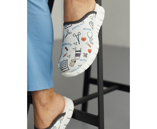 Зображення 2 Взуття медичне сабо Health white c підошвою Lite р. 37, "БІЛИЙ ХАЛАТ" 149-375-580, Розмір: 37, Цвет: health white