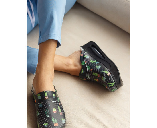 Зображення 2 Взуття медичне сабо Cactus Black з підошвою AirMax р. 40, "БІЛИЙ ХАЛАТ" 352-321-825, Розмір: 40, Цвет: cactus black