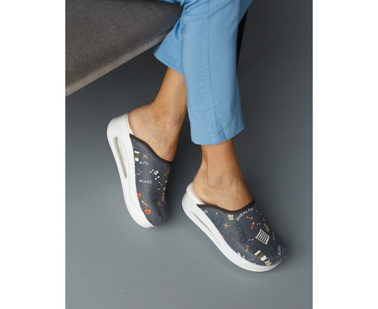 Изображение 2 Обувь медицинская сабо Health gray c подошвой AirMax р. 36, "БЕЛЫЙ ХАЛАТ" 149-373-698, Размер: 36, Цвет: health gray