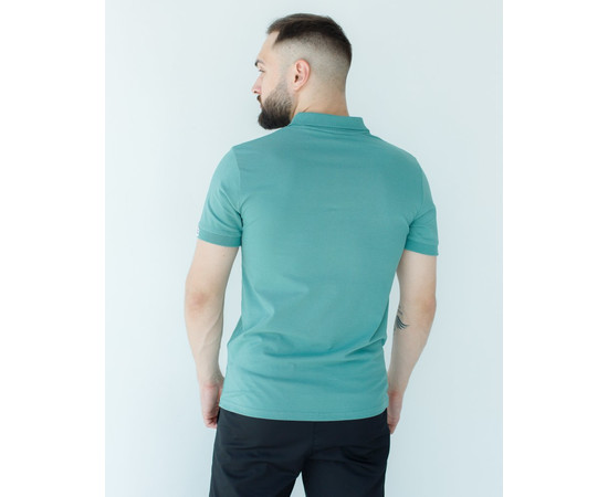 Зображення 2 Медичне поло чоловіче блакитно-сіре р. L, "БІЛИЙ ХАЛАТ" 148-428-677, Розмір: L, Цвет: блакитно-сірий