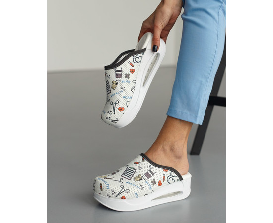Зображення 2 Взуття медичне сабо Health white c підошвою AirMax р. 37, "БІЛИЙ ХАЛАТ" 149-324-699, Розмір: 37, Цвет: health white