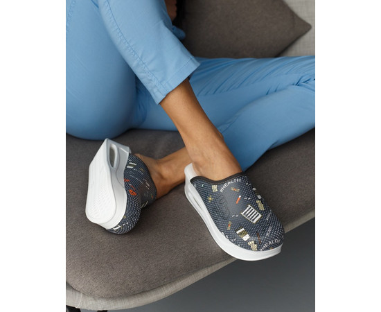 Изображение 3 Обувь медицинская сабо Health gray c подошвой AirMax р. 39, "БЕЛЫЙ ХАЛАТ" 149-373-698, Размер: 39, Цвет: health gray